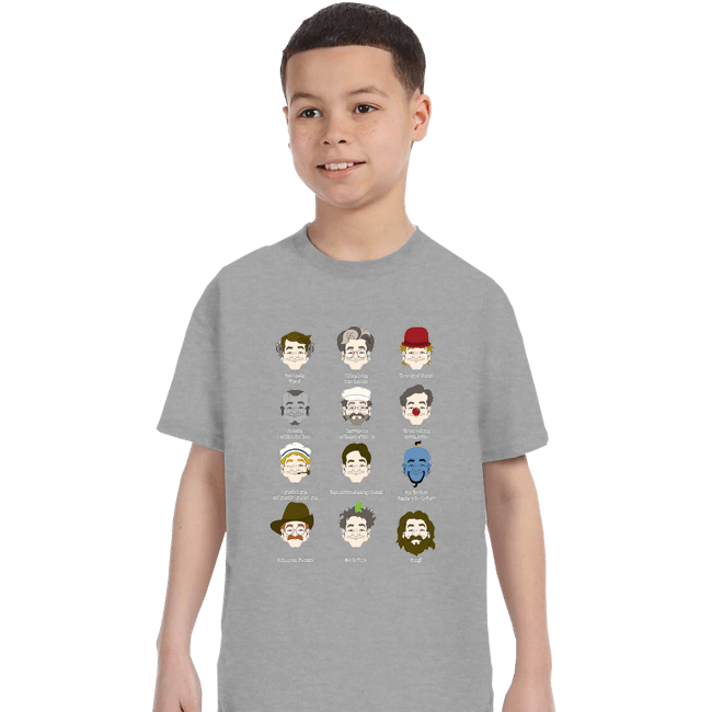 Shirts T-Shirts, Youth / XS / Sports Grey Robin Williams