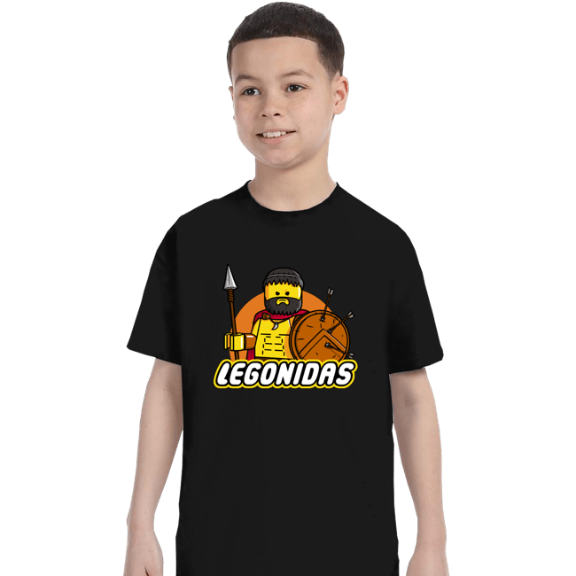 Daily_Deal_Shirts T-Shirts, Youth / XS / Black Legonidas