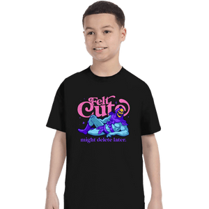Secret_Shirts T-Shirts, Youth / XS / Black Felt Cute!