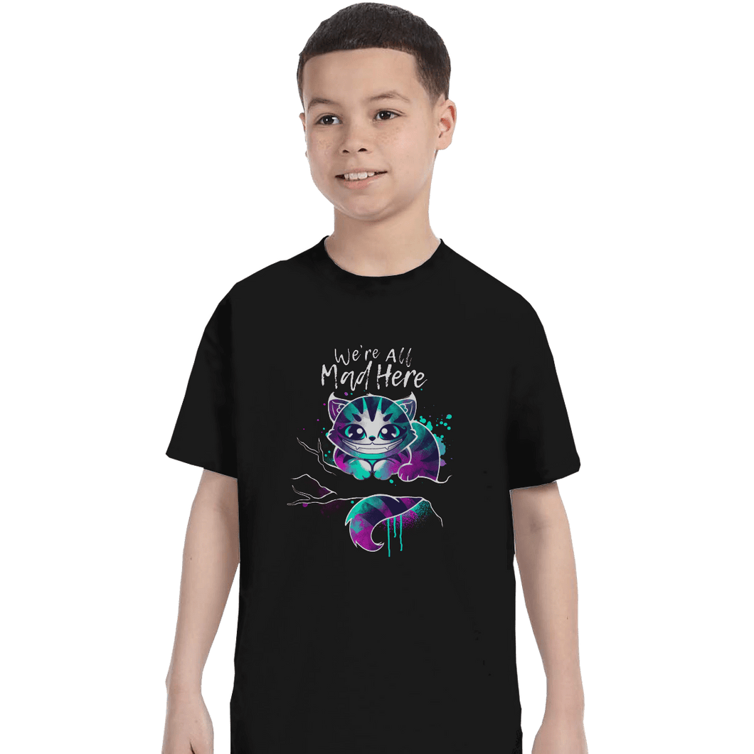 Shirts T-Shirts, Youth / XL / Black Mad Watercolor