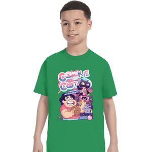 Shirts T-Shirts, Youth / XS / Irish Green Cookie Cat