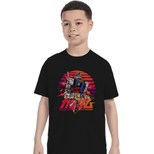 Load image into Gallery viewer, Shirts T-Shirts, Youth / XL / Black Gundam RX 78 Retro
