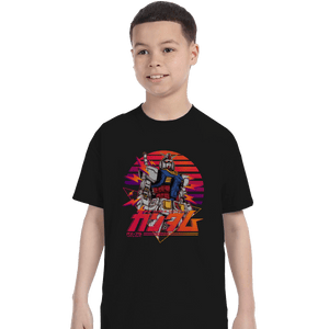 Shirts T-Shirts, Youth / XL / Black Gundam RX 78 Retro