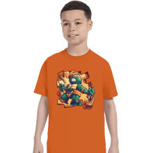 Load image into Gallery viewer, Secret_Shirts T-Shirts, Youth / XS / Orange Toy Mike!
