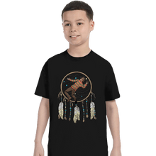 Load image into Gallery viewer, Shirts T-Shirts, Youth / XL / Black Dreamcatcher
