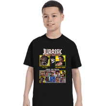 Load image into Gallery viewer, Daily_Deal_Shirts T-Shirts, Youth / XS / Black Jurassic Fighter
