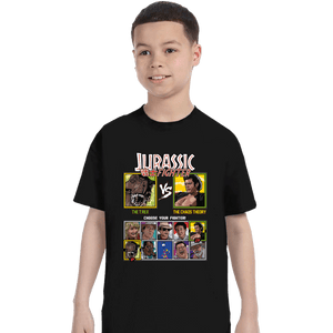 Daily_Deal_Shirts T-Shirts, Youth / XS / Black Jurassic Fighter