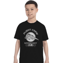 Load image into Gallery viewer, Shirts T-Shirts, Youth / XL / Black Normandy Flight Crew
