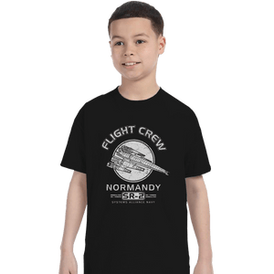 Shirts T-Shirts, Youth / XL / Black Normandy Flight Crew