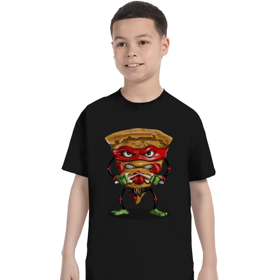 Shirts T-Shirts, Youth / XL / Black Ninja Pizza