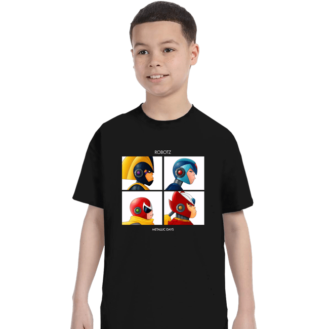 Daily_Deal_Shirts T-Shirts, Youth / XS / Black Metallic Dayz