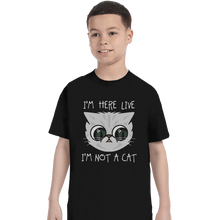 Load image into Gallery viewer, Secret_Shirts T-Shirts, Youth / XS / Black Not Cat
