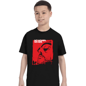 Shirts T-Shirts, Youth / XS / Black No Women, No Kids