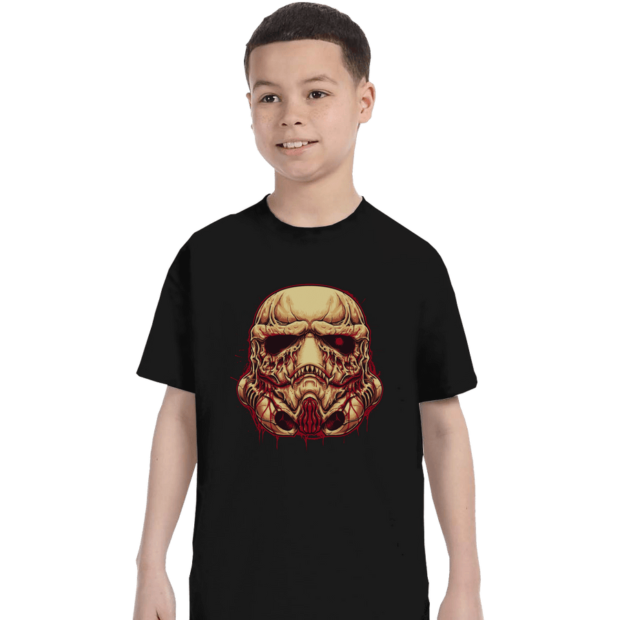 Shirts T-Shirts, Youth / XL / Black Skull Trooper