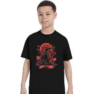 Daily_Deal_Shirts T-Shirts, Youth / XS / Black Blood Moon Rises