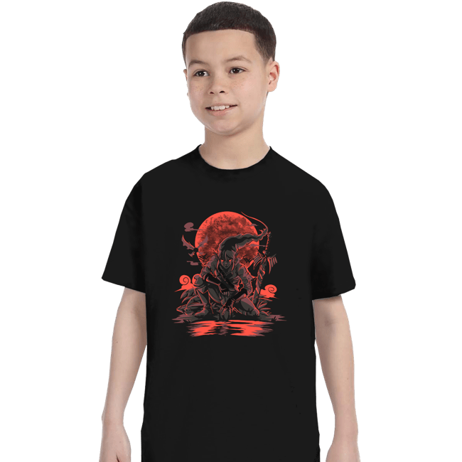 Daily_Deal_Shirts T-Shirts, Youth / XS / Black Blood Moon Rises