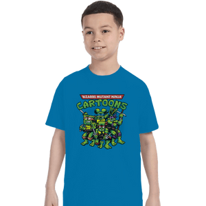 Shirts T-Shirts, Youth / Small / Sapphire Ninja Cartoons
