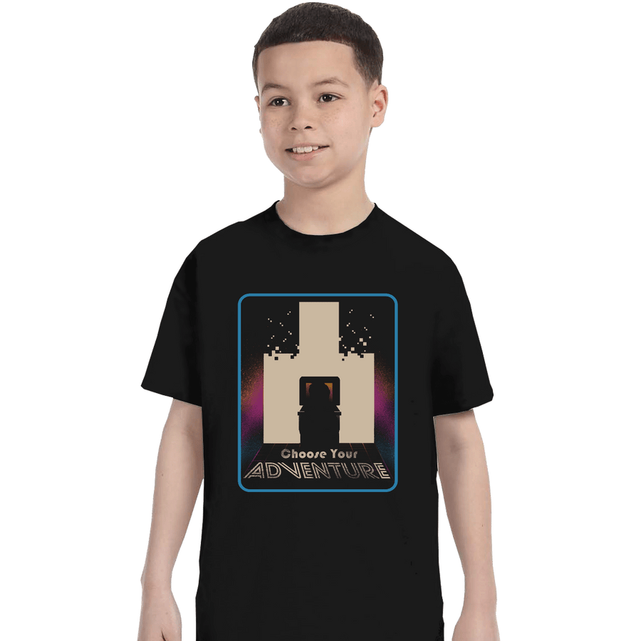 Shirts T-Shirts, Youth / XL / Black Choose Your Adventure