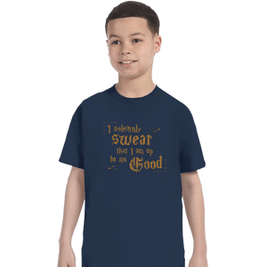 Shirts T-Shirts, Youth / XL / Navy Up To No Good