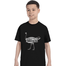 Load image into Gallery viewer, Secret_Shirts T-Shirts, Youth / XS / Black Ostrich

