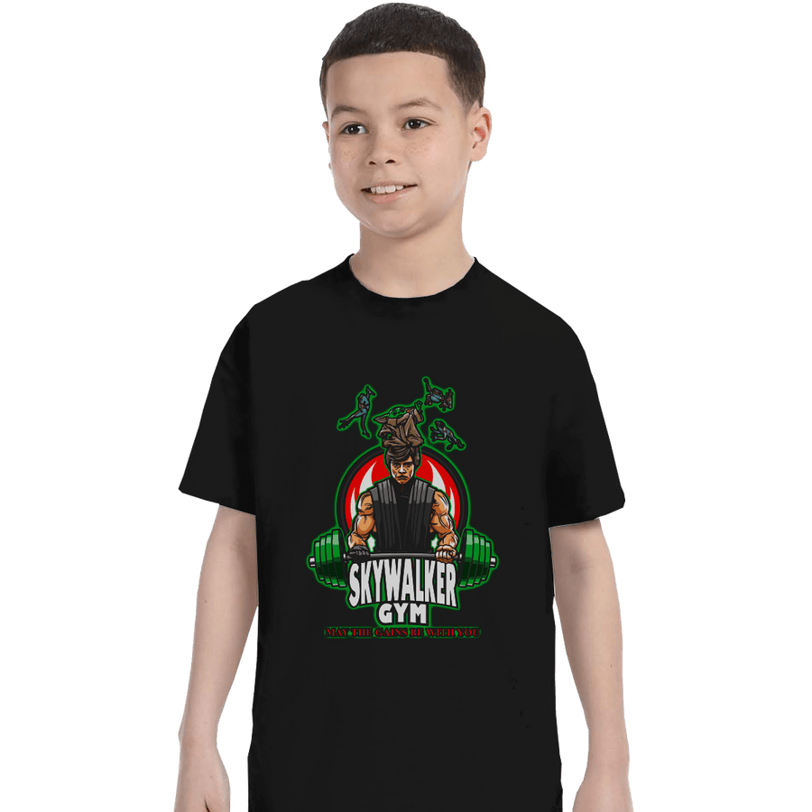 Shirts T-Shirts, Youth / XS / Black Skywalker Gym