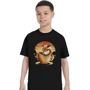 Shirts T-Shirts, Youth / XS / Black Eevee Tea