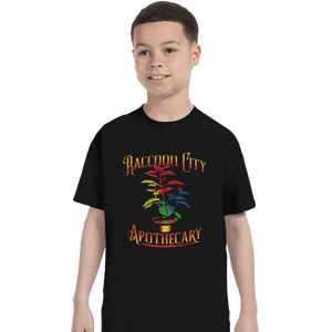 Shirts T-Shirts, Youth / XS / Black Raccoon City Apothecary