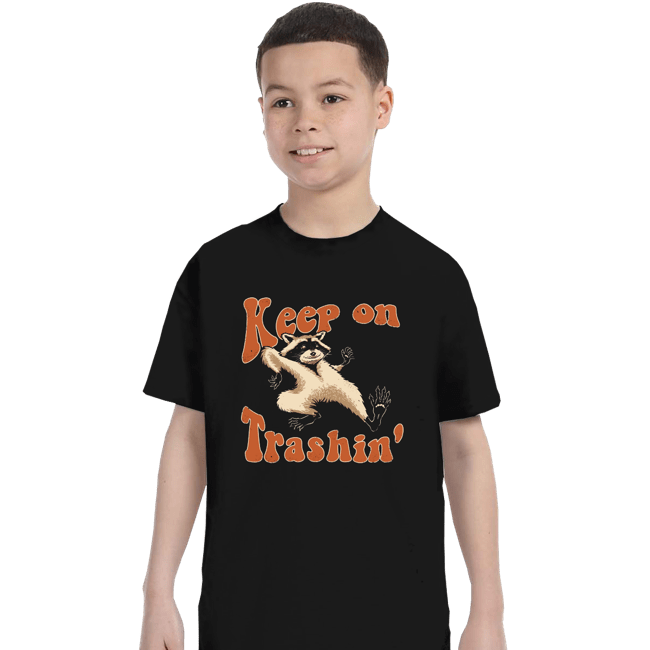 Shirts T-Shirts, Youth / XS / Black Keep On Trashin'
