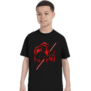Shirts T-Shirts, Youth / XS / Black Double-Bladed Warrior