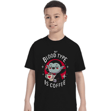Load image into Gallery viewer, Shirts T-Shirts, Youth / XL / Black Coffee Vampire
