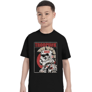 Shirts T-Shirts, Youth / XS / Black Troopunk