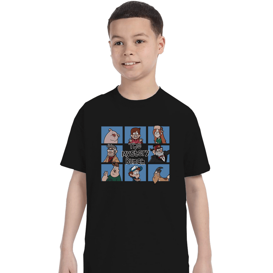Shirts T-Shirts, Youth / Small / Black The Mystery Bunch