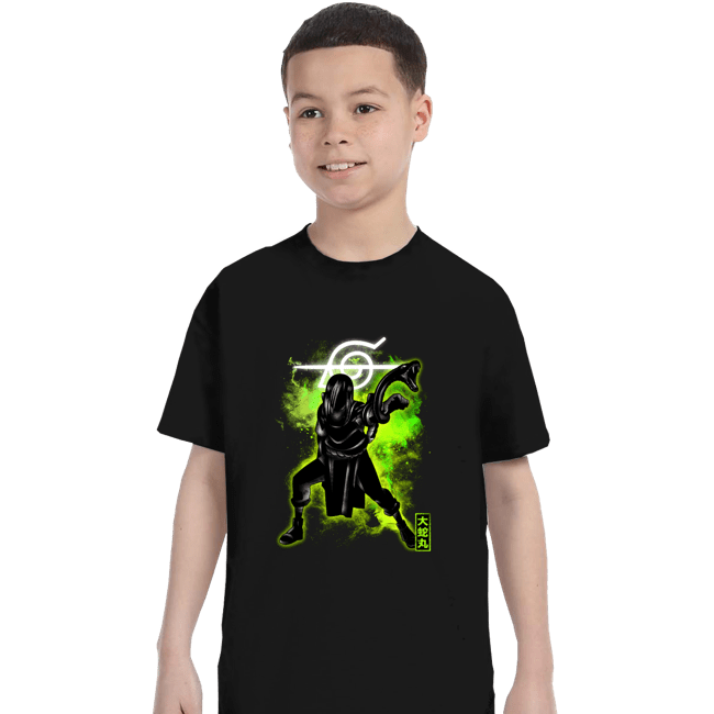 Shirts T-Shirts, Youth / XS / Black Cosmic Snake