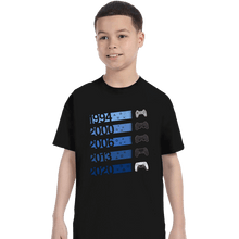 Load image into Gallery viewer, Secret_Shirts T-Shirts, Youth / XS / Black PS Controllers
