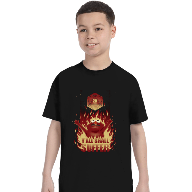 Daily_Deal_Shirts T-Shirts, Youth / XS / Black Y'all Shall Suffer