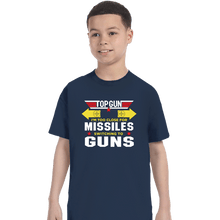 Load image into Gallery viewer, Shirts T-Shirts, Youth / XS / Navy Switching To Guns
