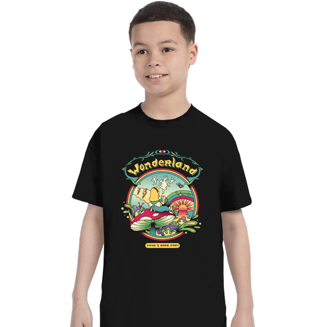 Secret_Shirts T-Shirts, Youth / XS / Black Wonderland Dreamer