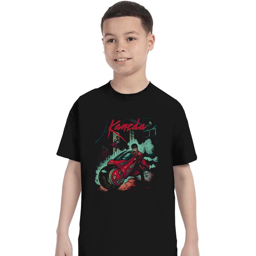 Shirts T-Shirts, Youth / XL / Black Neo-Tokyo Rain