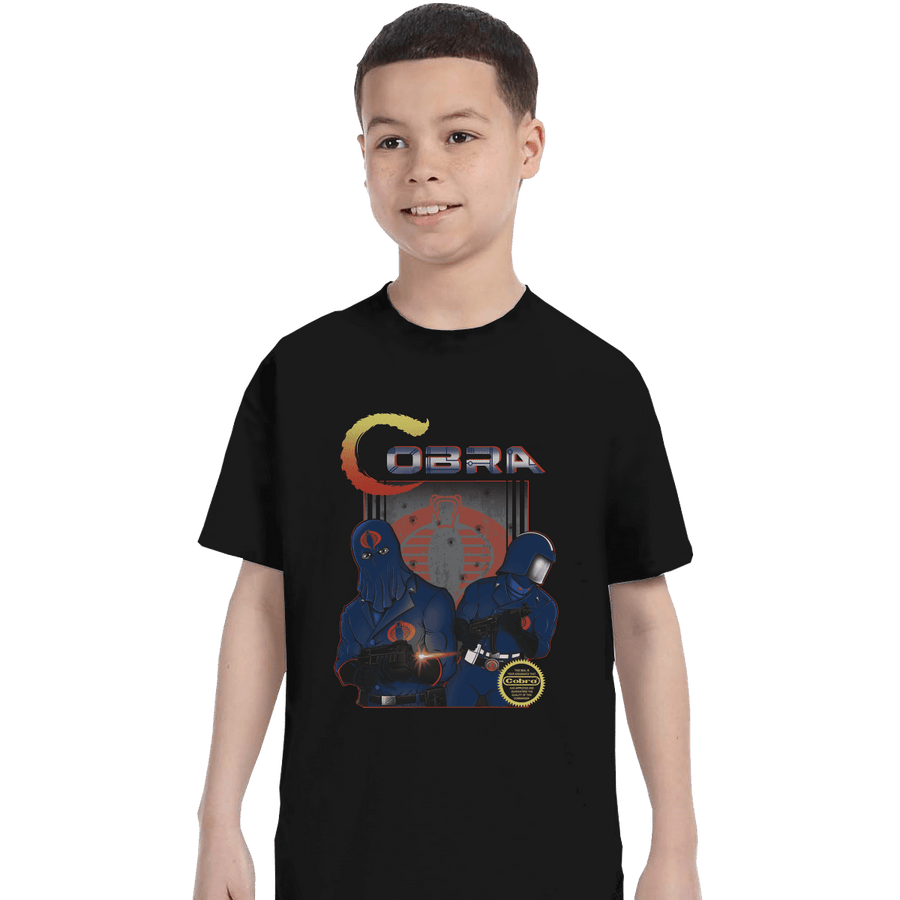 Shirts T-Shirts, Youth / XL / Black Cobra