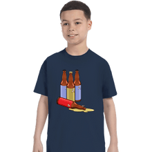 Load image into Gallery viewer, Secret_Shirts T-Shirts, Youth / XS / Navy Red Label Down
