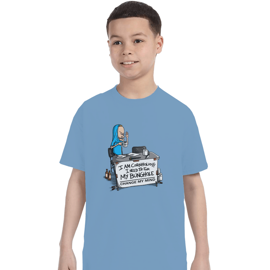 Shirts T-Shirts, Youth / XL / Powder Blue Change My Mind