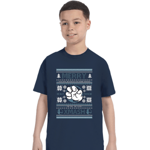 Shirts T-Shirts, Youth / XS / Navy Merry Xmash