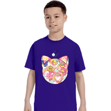 Load image into Gallery viewer, Shirts T-Shirts, Youth / XS / Violet Magical Silhouettes - Luna P
