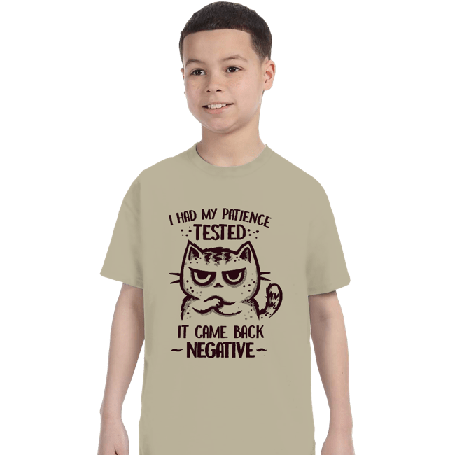Secret_Shirts T-Shirts, Youth / XS / Sand I had my patience tested