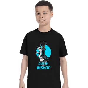 Secret_Shirts T-Shirts, Youth / XS / Black Queen VS  Bishop