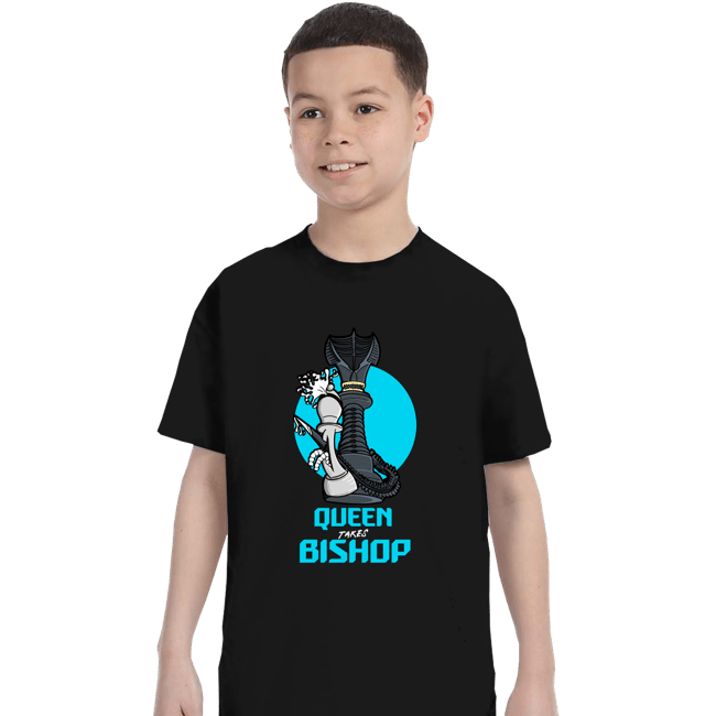 Secret_Shirts T-Shirts, Youth / XS / Black Queen VS  Bishop
