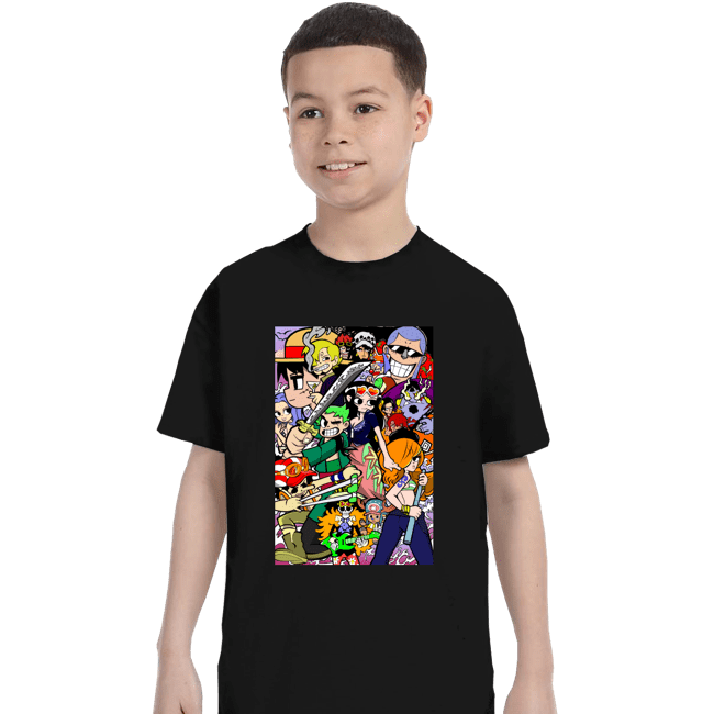 Daily_Deal_Shirts T-Shirts, Youth / XS / Black Luffy VS The New World