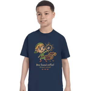 Shirts T-Shirts, Youth / XL / Navy Legendary Coffee
