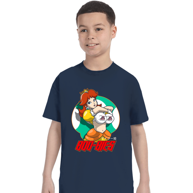 Secret_Shirts T-Shirts, Youth / XS / Navy Daisy Boos