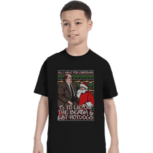 Load image into Gallery viewer, Shirts T-Shirts, Youth / XS / Black Santa&#39;s Lap
